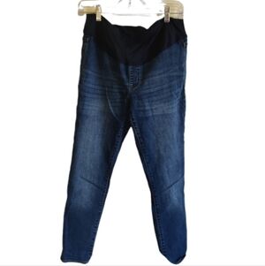 J. Crew Maternity Jeans Over The Belly